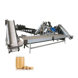 Máquina de procesamiento industrial de cacahuetes y miel recubierta, equipo de procesamiento de cacahuetes