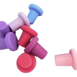 Universal Fit Food Grade Silicone <b>Wine</b> Bottle Stopper Reusable Leakproof Eco-Friendly Portable for Whisky Vodka - Product Image 1