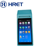 Terminal de paiement portable pour hôtel, mini-appareil de point de vente de 5,5 pouces, Android 12, avec imprimante 58 mm