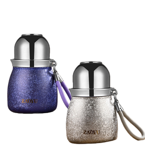 Nouvelle tasse isotherme en forme de <span class=keywords><strong>gourde</strong></span> - Portable et simple, avec revêtement en <span class=keywords><strong>titane</strong></span> et fonction de séparation thé-eau - Product Image 5