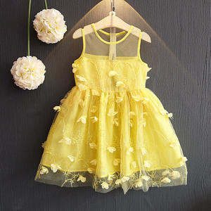 Fabricante de Ropa, Nuevo Estilo, Vestido de Niña con Hermosas Flores Francesas, del Mercado Mayorista de China - Product Image 4