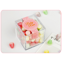 Boîte de rangement pour petits bonbons, boîtes acryliques transparentes en plastique, pour le mariage, les confiserie, Mini cadeaux, pour toutes les tailles