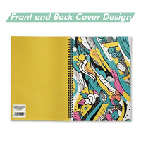 Cuaderno Espiral A4 en Oferta, 100 Hojas, Tapa Dura con Doble Espiral Metálica, Venta al Por Mayor, Logotipo Personalizado Disponible