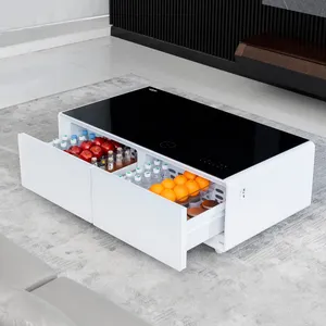 Multifunction Smart Coffee Table Freezer Mini Refrigerator Living Room Furniture Bluetooth Speaker Coffee Tables