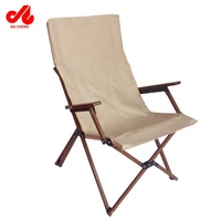 Portable paresseux loisirs en gros chaise de plage en plein air facile pliable Camping chaise en bois pliante blanc pour pique-nique pêche en bois