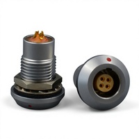 Connecteurs circulaires femelles RealRun de 15 mm de diamètre, auto-bloquants Push-Pull, multi-contacts, étanches sous vide, pour applications aéronautiques, IP50