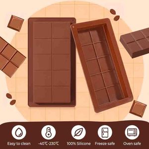 MUYULINS Moule carré en silicone de qualité supérieure pour chocolat, qualité alimentaire 3D, pour la pâtisserie - Product Image 6