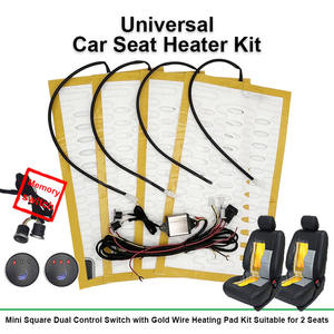 Chauffe-siège <span class=keywords><strong>de</strong></span> voiture professionnel 12V universel, coussin chauffant en alliage à 3 températures pour taxis et véhicules <span class=keywords><strong>de</strong></span> flotte - Product Image 5