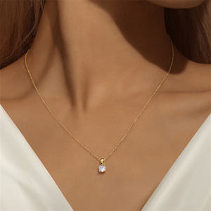 Canner-מכירה בלידה צבעונית, שרשרת זהב 18 קראט תכשיטים לנשים - Product Image 5