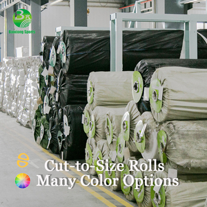 Tappeto <span class=keywords><strong>erboso</strong></span> artificiale ecologico da 40mm <span class=keywords><strong>per</strong></span> campi sportivi al coperto a bassa manutenzione morbido da calcio a <span class=keywords><strong>terra</strong></span> assorbimento degli urti resistente alle intemperie - Product Image 4