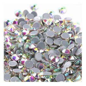 3A ss3-ss5 pas cher prix cristal lâche pierres cristal AB dos gris en verre hotfix strass cristal pour vêtements - Product Image 5