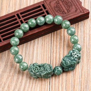 Bracelet en jadéite naturelle authentique Pixiu, bijoux pour femmes, vente en gros de jade, design original SL116 - Product Image 4