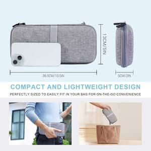 Étui de rangement rigide en EVA, étui de protection pour les voyages, étui de transport en EVA pour écouteurs de sommeil et bandeau Bluetooth - Product Image 2