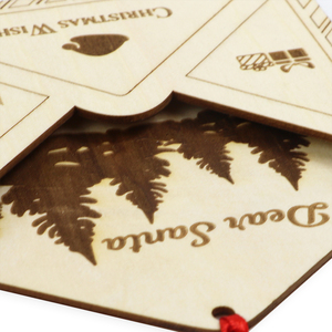 Nuevas decoraciones navideñas <span class=keywords><strong>Sobres</strong></span> <span class=keywords><strong>de</strong></span> vacaciones Colgantes <span class=keywords><strong>de</strong></span> madera Decoración <span class=keywords><strong>de</strong></span> árbol <span class=keywords><strong>de</strong></span> Navidad Artesanías <span class=keywords><strong>de</strong></span> madera, Cajas <span class=keywords><strong>de</strong></span> madera - Product Image 5