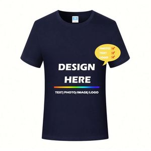 Custom Oversize Quick-drying Round Neck Printed logo Custom Advertising Overalls Cultural Tee <b>Shirts</b> Short Sleeves - Product Image 1