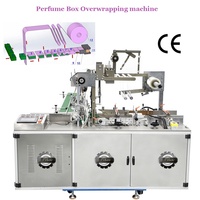 Caja automática de cosméticos para perfume, máquina de envoltura de celofán 3D, a precio de fábrica