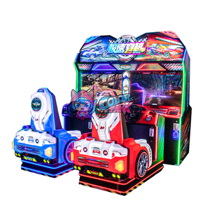 Máquina de Videojuegos de Simulación de Carreras de Doble Paso Rápido, Colorida, Roja y Azul, Juego Dinámico - Product Image 5