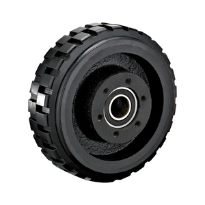 Tùy chỉnh thiết kế AGV lái xe bánh xe xe nâng động cơ <span class=keywords><strong>Robot</strong></span> PU Tread nhôm/thép/gang lõi tự động AGV cao su bánh xe lái xe - Product Image 5