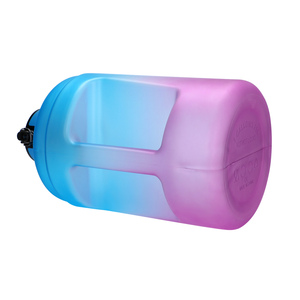 Silverjet <b>Plastic</b> Water Bottle 128oz With Time Marker Sports <b>Drinkware</b> Gym Camping Use - Product Image 2