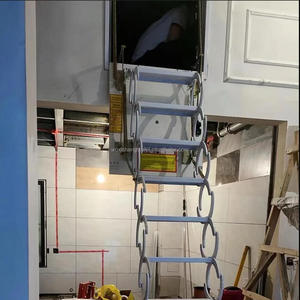 Escaliers pliants de toit électrique manuel de haute qualité échelle de trappe de levage de grenier télescopique pour le stockage de grenier - Product Image 4