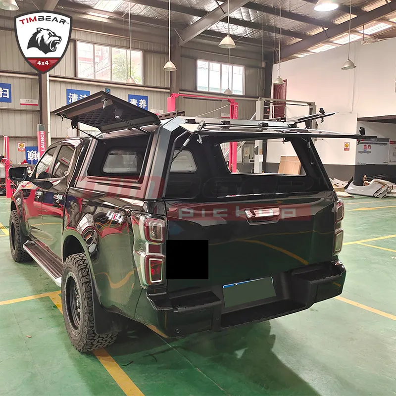 Yüksek kaliteli çelik gölgelik Hardtop 4X 4 kamyonet Hardtop gölgelik Isuzu d-max için