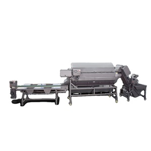Automatic brush type potato peeling and cleaning machine Potato cleaning machine Price Potato cleaning machine Product lin