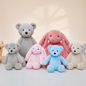 Coniglio di Peluche Morbido e Soffice con Orecchie Lunghe, Animali di Peluche Colorati, Orsacchiotto Coccoloso per Bambini, Regalo di Pasqua - Product Image 2