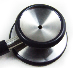 Прямая продажа Роскошная профессиональная педиатрическая двухсторонняя головка стетоскоп превосходная акустика настраиваемая диафрагма из нержавеющей стали - Product Image 4