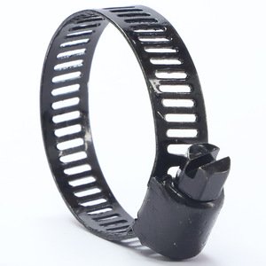 Collier de serrage en acier inoxydable noir JINYANGANG 304 pour tuyau de gaz, hotte aspirante, réparation et remplacement de tuyau d'eau - Product Image 4