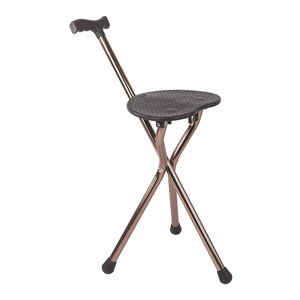 Bastón trípode plegable Hejianze, ajustable, de aleación de aluminio, para personas mayores y ancianos - Product Image 2