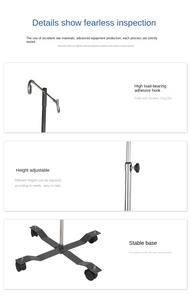 Soporte de Infusión Móvil <span class=keywords><strong>RUFU</strong></span> RF9102A de Acero Inoxidable, Soporte Ajustable para Botellas de Agua con Micro Bomba para Niños - Product Image 5