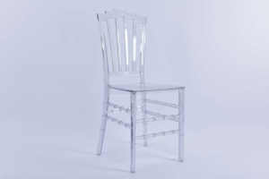 Kursi Makan luar ruangan Chiavari Modern grosir kursi pernikahan plastik hantu akrilik untuk penggunaan bengkel sekolah Restoran - Product Image 2