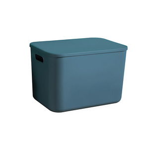 Color-blocked Macaron <b>Storage</b> <b>Box</b> Set Rectangle <b>Stackable</b> With Lid For Bathroom Bedroom Cosmetics Toys Organizer Five-piece - Product Image 5