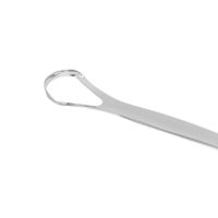 Nettoyeur de Langue Professionnel en Acier Inoxydable 304 de Qualité Chirurgicale, Logo Personnalisé, OEM, Certifié CE, Hygiène Buccale, Mauvaise Haleine