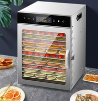 Industriële Fruit Dehydrator Groente Fruit Dehydrator Machine Commerciële Fruit Vleesdroger Dehydrator