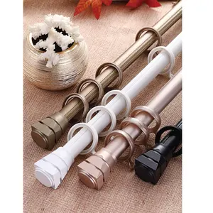 2024 mới thời trang nhôm Curtain Rod thời trang tắm Curtain Rod Curtain Pole