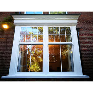 Stile coloniale americano singola/doppia <span class=keywords><strong>finestra</strong></span> in vinile intelligente schermo magnetico scorrevole in fibra di vetro stile aperto griglie di vetro verticale - Product Image 3