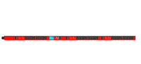 PDU intelligente intelligente personnalisée, équipement de distribution d'énergie Ethernet triphasé vertical 36 ports IEC C13 C19 Prises