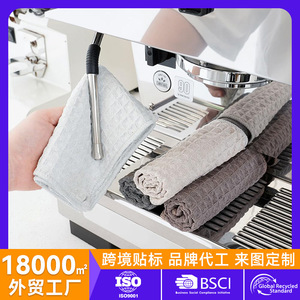 Paños de limpieza tipo waffle, rectangulares, con patrón de rejilla, gruesos, de secado rápido, para encimeras de cocina, en colores gris claro, blanco, marrón y gris oscuro. - Product Image 5