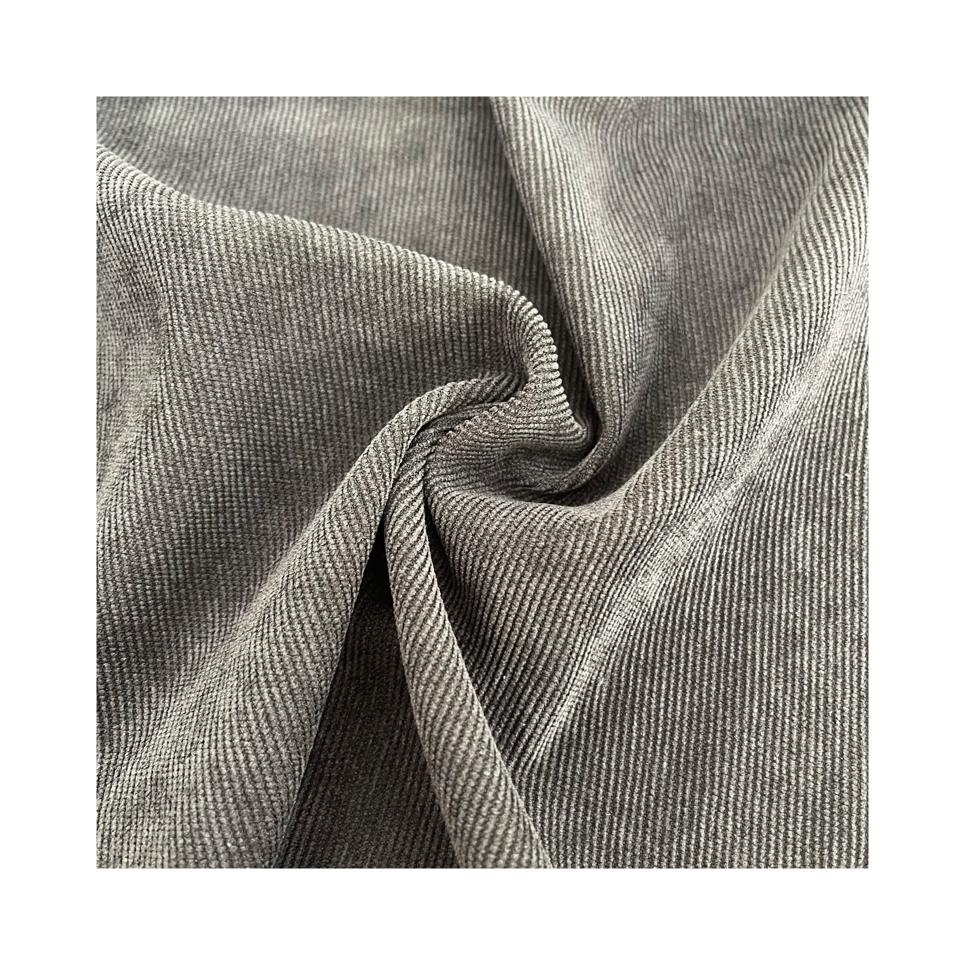 Fabric for pants garment textile fabric nylon spandex polyester corduroy fabric customized color