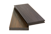 Plancher de Terrasse en Bois Composite WPC pour Jardin, Patio et Piscine Extérieurs