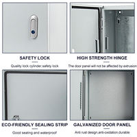 Boîtier électrique / Boîte de distribution étanche en métal pour extérieur et intérieur, taille personnalisée, acier galvanisé
