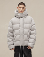 Veste matelassée d'hiver personnalisée de haute qualité pour HOMMES Veste en duvet coupe-vent et imperméable Veste en coton Hip Hop chaude à la mode