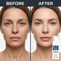 Sérum Moussant GHK-Cu Peptide de Cuivre Marque Blanche – Mousse Aérienne Exosome Lissante Pores Hydratation Compatible Maquillage Acide Polyglutamique