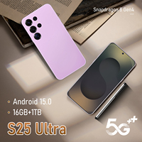 Smartphone Original S25 Ultra 5G 16GB RAM Cámara Trasera de 108MP Resolución de Pantalla HD Dual SIM LTE+CDMA Idioma de Operación en Español