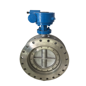 DN150 Flanged Metal Hard Sealing Fluorine Plastic D343-10C(<strong>P</strong>.R.<strong>V</strong>) Serials Eccentricity butterfly <strong>Valve</strong> - Product Image 1
