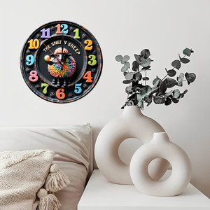 Orologio in Legno Personalizzato da 10 Pollici per Programmatore con Codice Snippet - Product Image 4