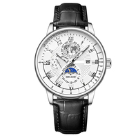 Montres à quartz en cuir de luxe avec logo personnalisé, mouvement japonais, fabrication OEM ODM, étiquette privée, bracelet en cuir, fabrication en RPC, pour hommes