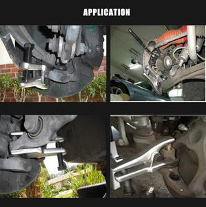 Extracteur de bras Joint à rotule Séparateur Tie Rod Removal <span class=keywords><strong>Direction</strong></span> Pitman Arm Remover 5 en 1 Véhicule Front End Service Tool Kit Tool Set - Product Image 6