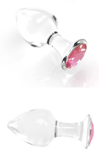 Joyería de Cristal para el Ano, Tapón Anal de Cristal SML, Masajeador Anal, Juguete Sexual para Hombres y Mujeres, Estimulación Anal y Masturbación - Product Image 2